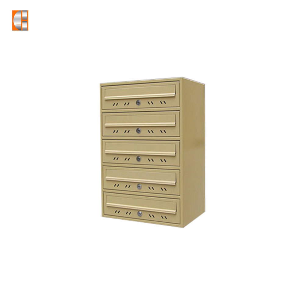 Apartment mailbox steel letter lock multi-unit door horizontal vertical post box customized OEM factory China