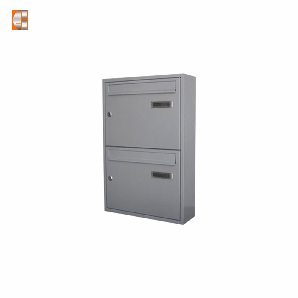 Apartment mailbox metal letter locking multi-unit vertical post box customized OEM manufacturer China