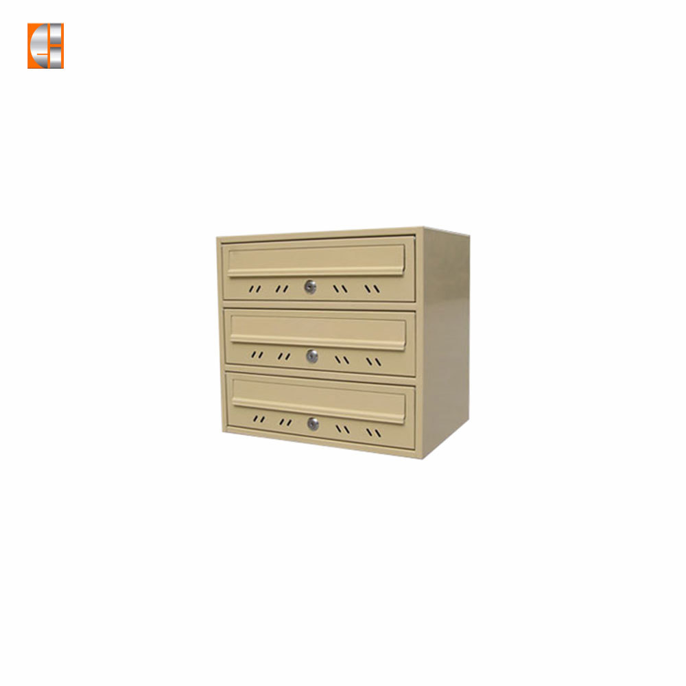 Apartment mailbox steel letter lock multi-unit wall mounted post box customized OEM factory China
