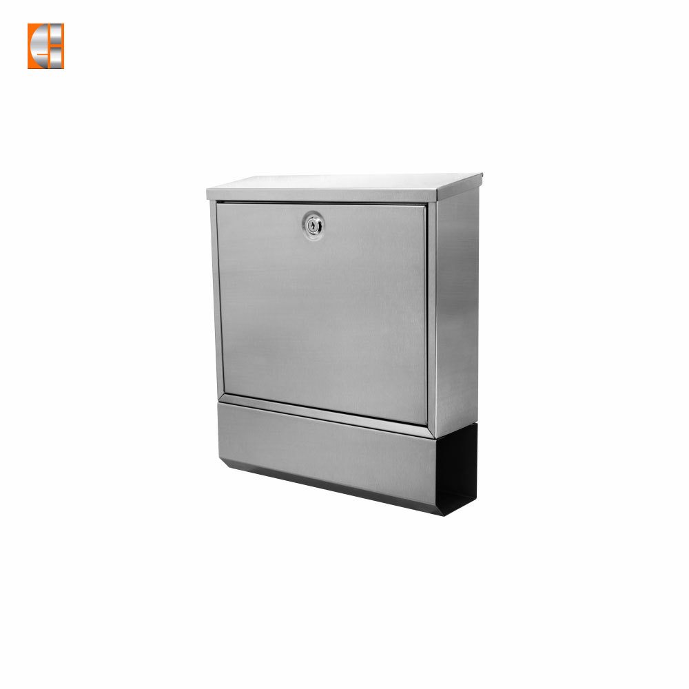 Mailbox stainless steel letter newspaper wall mount out door residential post box high quality OEM factory China