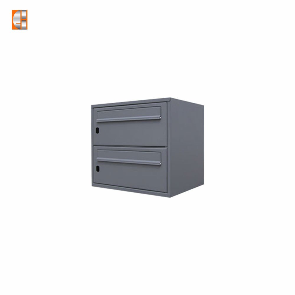 Apartment mailbox steel letter newspaper key lock multi-unit post box high quality customized OEM supplier China