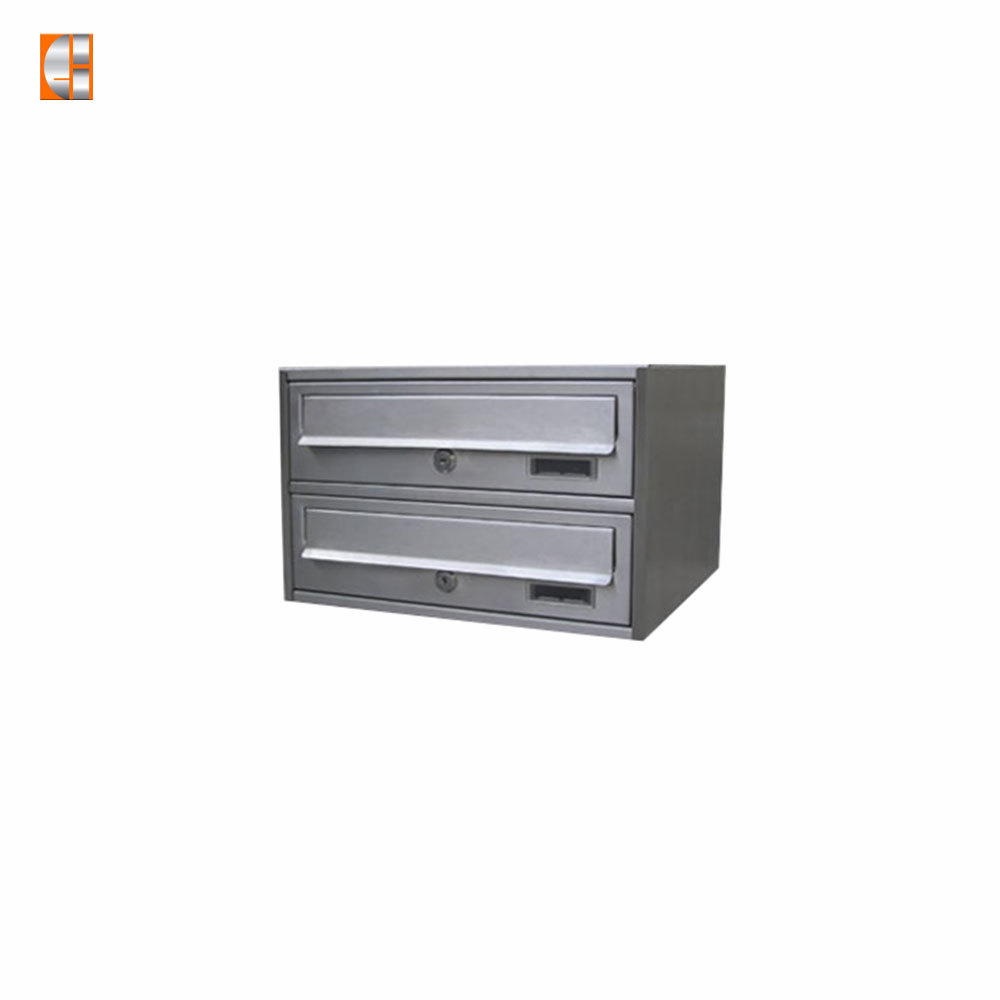 Apartment mailbox stainless steel letter newspaper multi-unit post box low price OEM manufacturer China