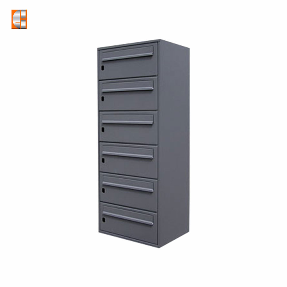 Apartment mailbox steel letter lock multi-unit door horizontal vertical post box customized OEM supplier China