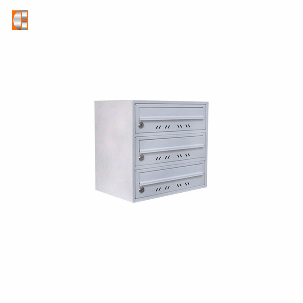 Apartment mailbox steel hot sale lock multi-unit wall mount vertical post box customized OEM supplier China