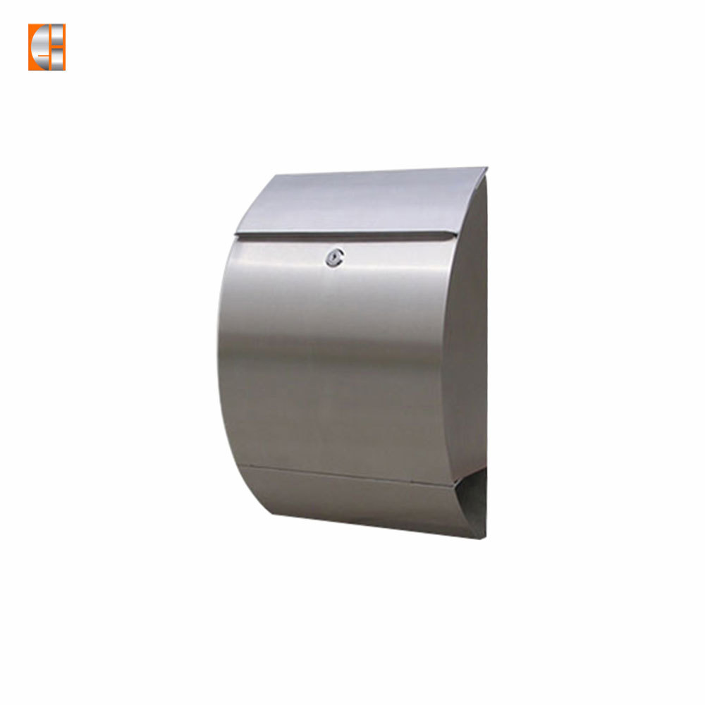 Mailbox stainless steel letter newspaper wall mount locking post box hot sale OEM manufacturer China