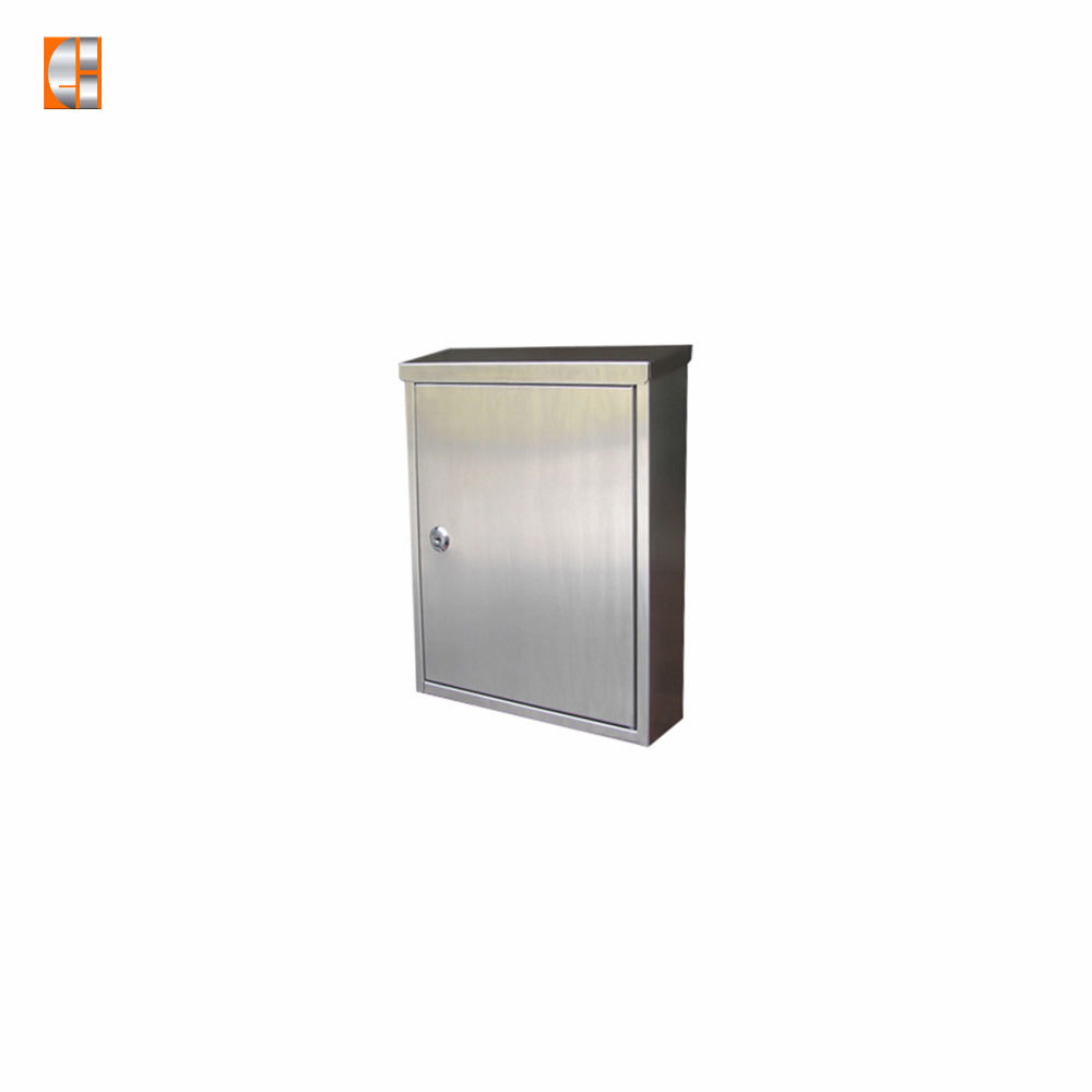 Mailbox stainless steel letter wall mount locking post box low price customized OEM manufacturer China