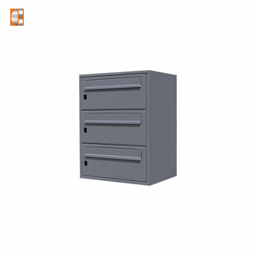 Apartment mailbox steel letter newspaper locker multi-unit post box wholeale customized OEM supplier China