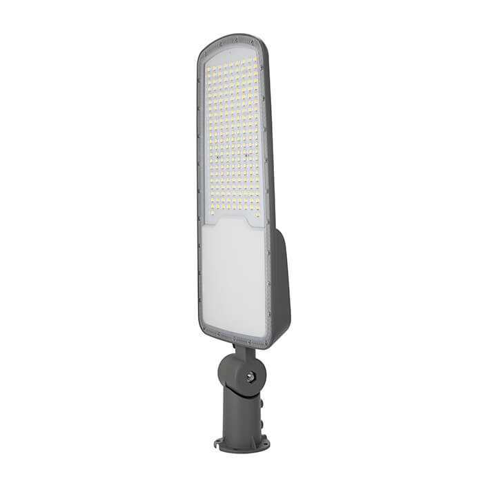 Réverbère LED 200W IP65 étanche pour extérieur en aluminium moulé sous pression SMD 3030 avec capteur photoélectrique