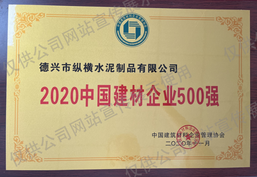 2020年中國建材企業(yè)500強 2020年中國建材企業(yè)500強