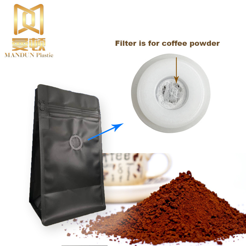 厂家供应塑料咖啡豆排气阀发酵食品透气阀饲料单向透气防涨包脱气