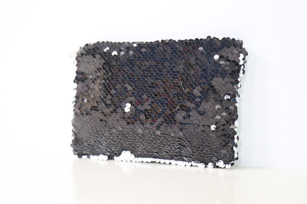 Sequin Purse, Black Color