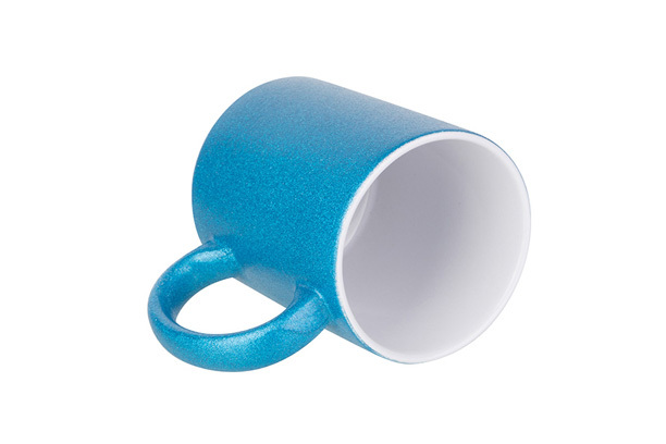 11 oz. Glitter Mug-Lake Blue