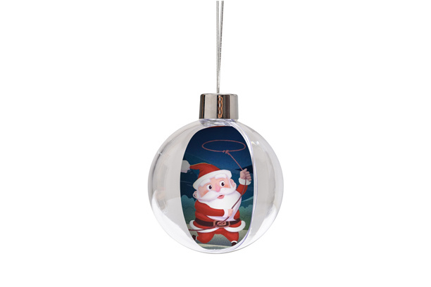 Round Plastic Christmas Ball