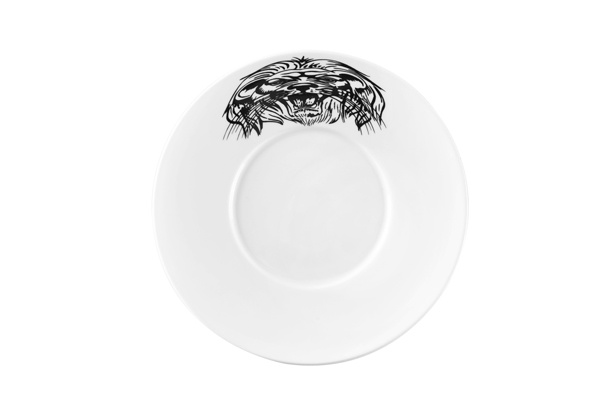 Saucer For Reflectior Mirror Mug-Lion