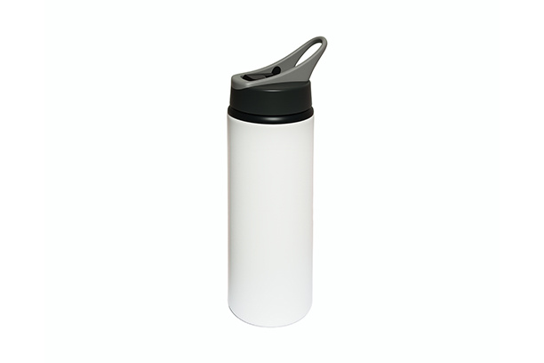 750ml Aluminum Sports Water Bottle with Straw Lid