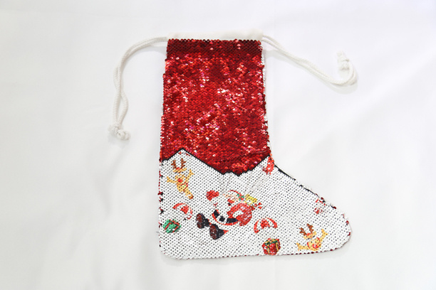 Sequin Christmas Stocking 01