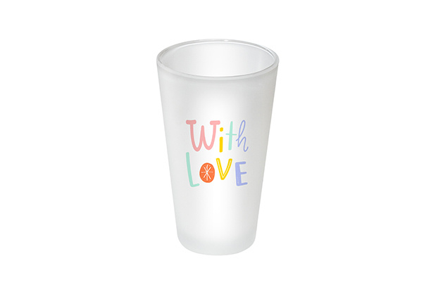 10 oz. Frosted Glass Mug