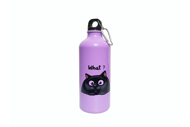 600ml Colored Aluminum Sport Water Bottle