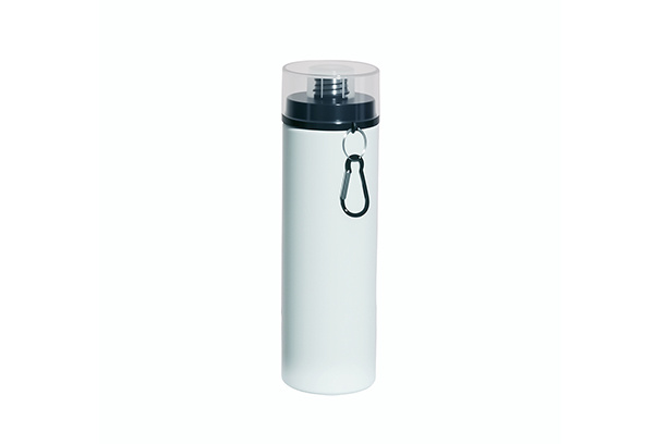 750ml Aluminum Bottle w/Screw Transparent Cover-Black