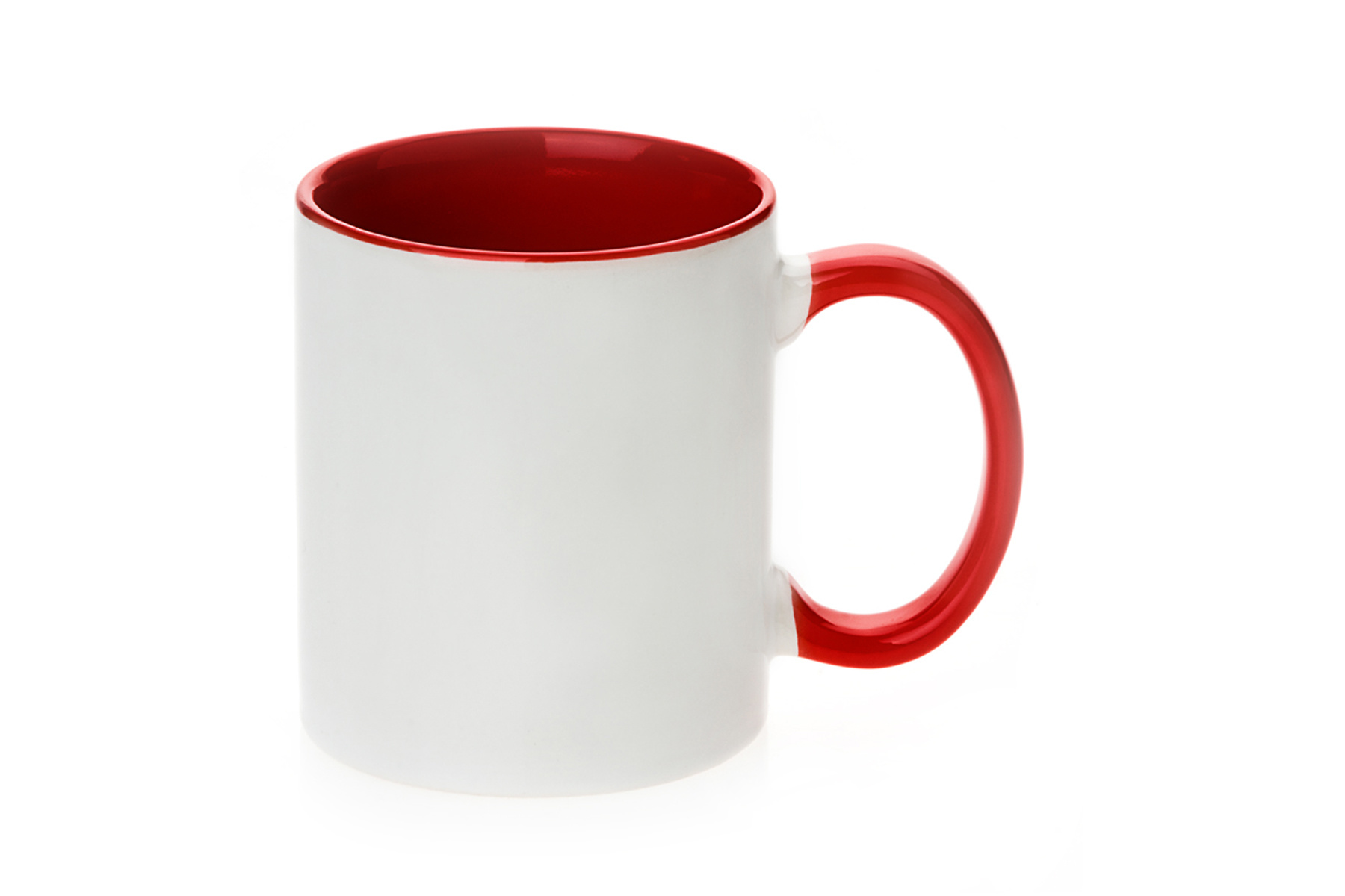 11 oz. Inner/Handle Mug-Red