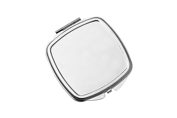 Square shape Round Corner Compact Mirror 008