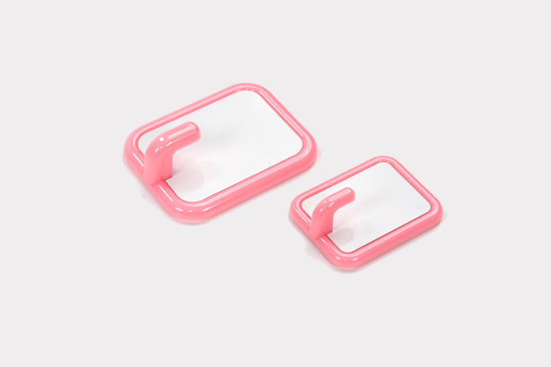 Pink Square Plastic Hook (Big)