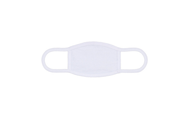 Blank Sublimation Mask,3layers,White Edge/Elastic,Small