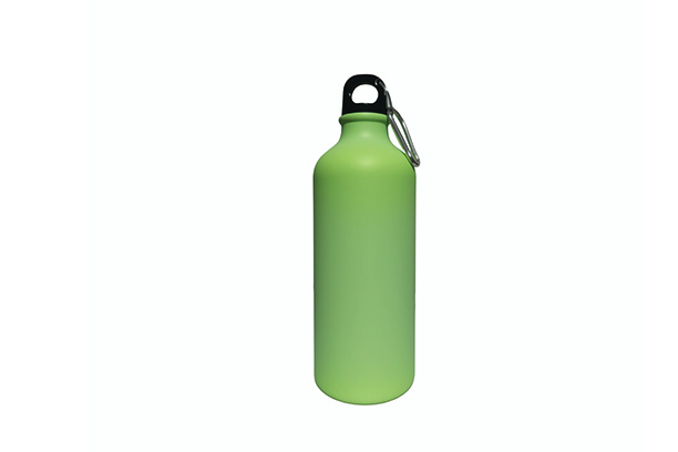 600ml Cold Color Changing Aluminum Sport Water Bottle - Green