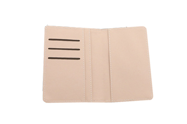 Sublimation Passport Holder w/Card Slots, Pink