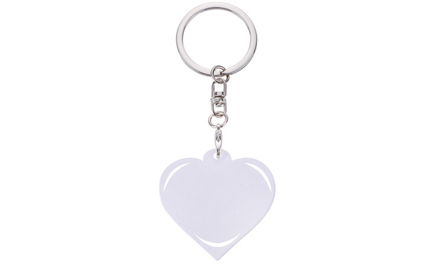 Stainless Steel Hollow Keychain-Heart-2