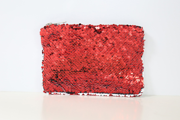 Sequin Purse, Red Color