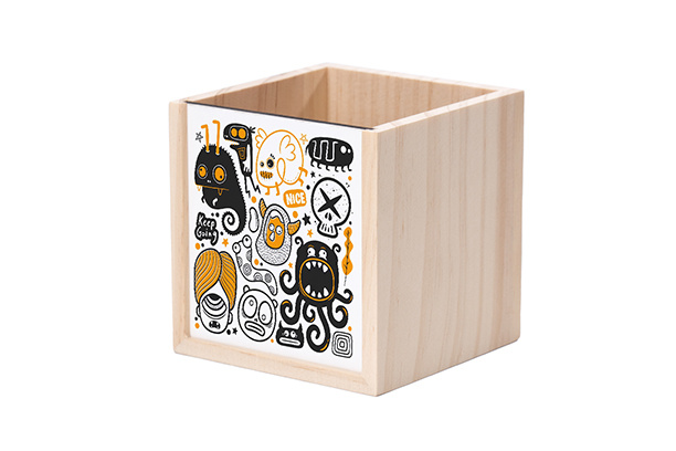 Wooden Box w/MDF
