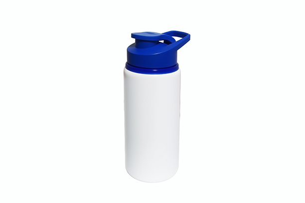 600ml Aluminum Bottle with C6 Lid - Blue