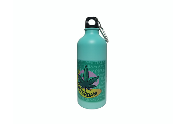 600ml Cold Color Changing Aluminum Sport Water Bottle - Lake Blue