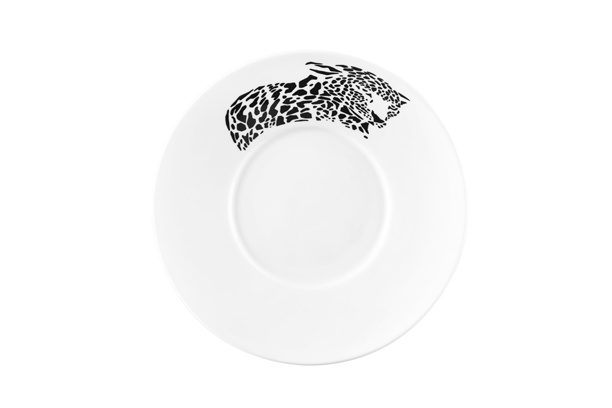 Saucer For Reflectior Mirror Mug-Leopard