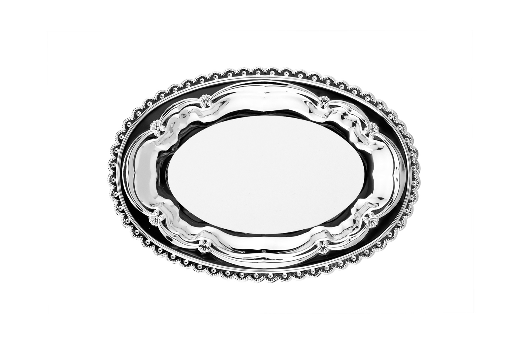 Oval Metal Plate