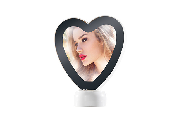 Magic Mirror w/Metal Sheet, Heart