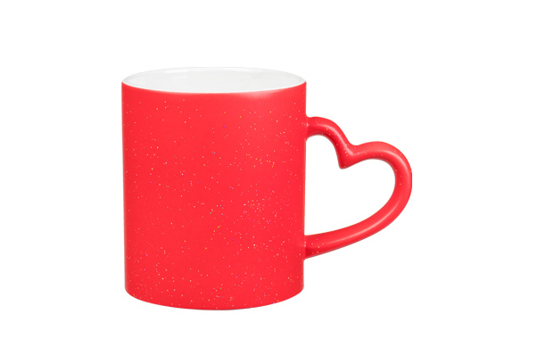 11 oz. Red Color Changing Mug with Stars