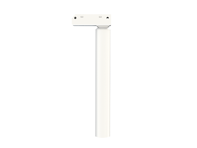 Three-section round pipe lifting column
