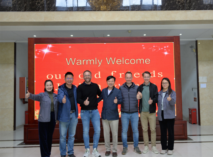 German customers paid a visit to Changzhou Tian'an Nikoda Electrical Appliance Co., Ltd.