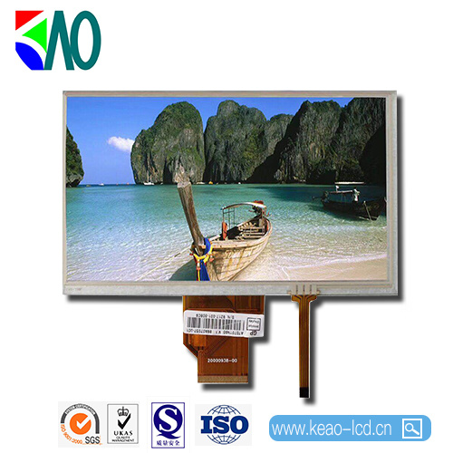 TFT lcd模塊，800RGBx480分辨率，7.0英寸24位RGB接口