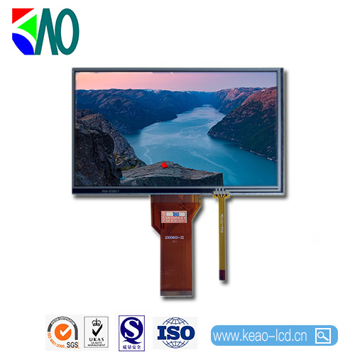 TN液晶模塊，800RGBx480分辨率，7英寸50pin-RGB接口
