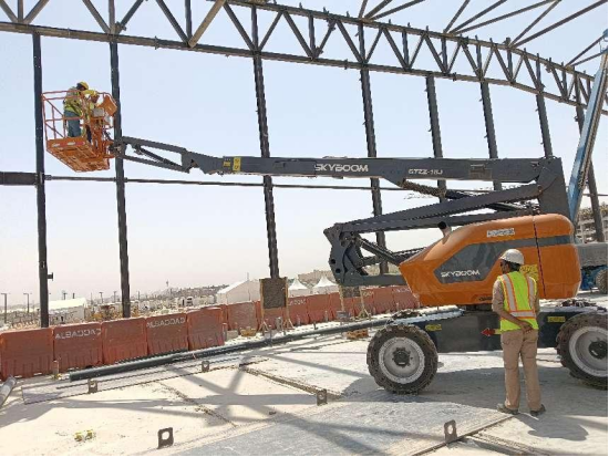 Saudi Riyadh MISK Industrial City Project Accelerates, Skyboom Heavy Industries Aerial Vehicle Helps Construction New Height