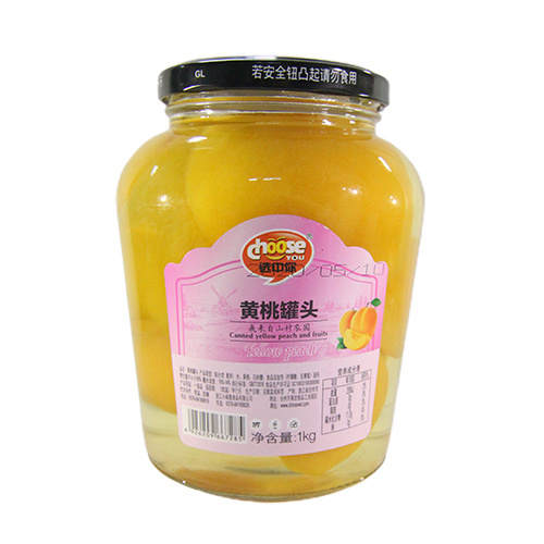 1kg黃桃罐頭