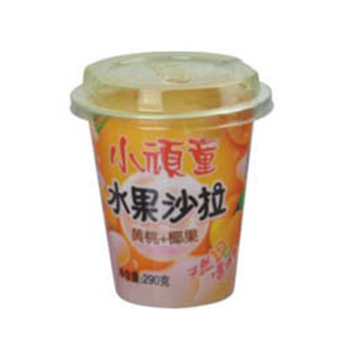 290塑料杯黃桃