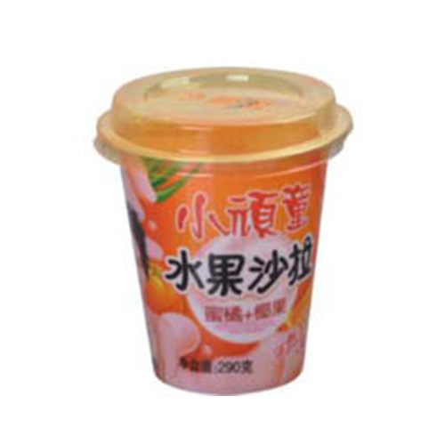 290塑料杯桔子