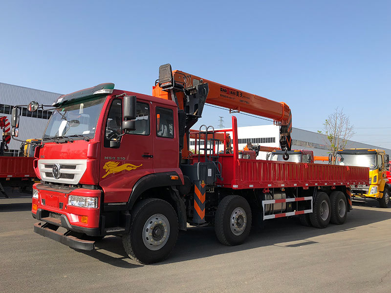 Haotian 14 tons five-section arm crane