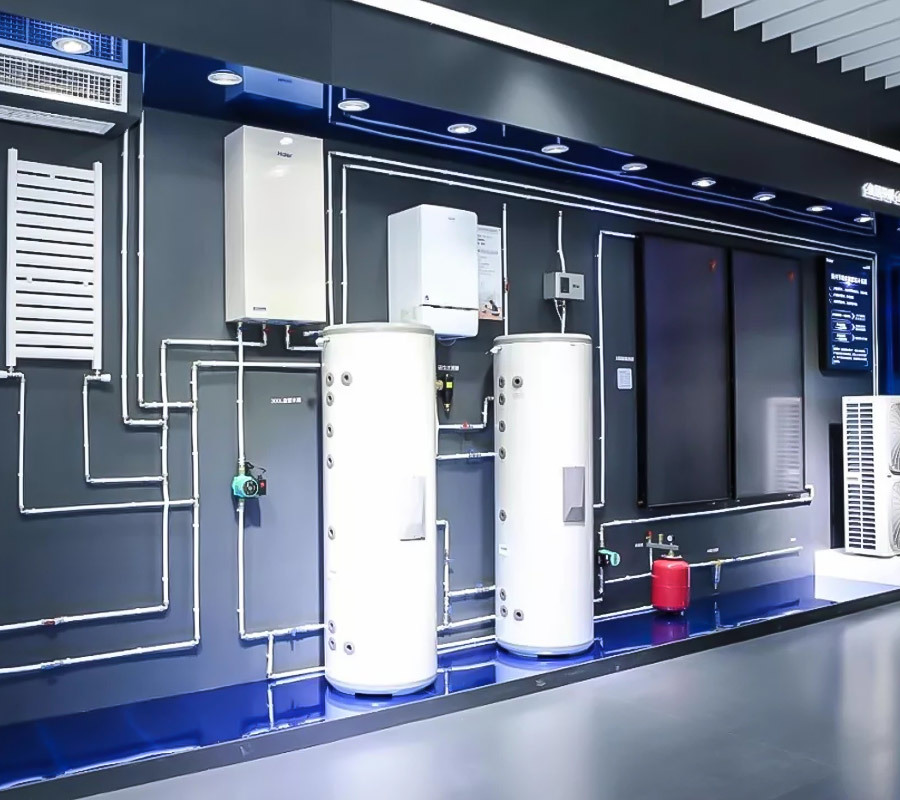 Gas/air heating equipment