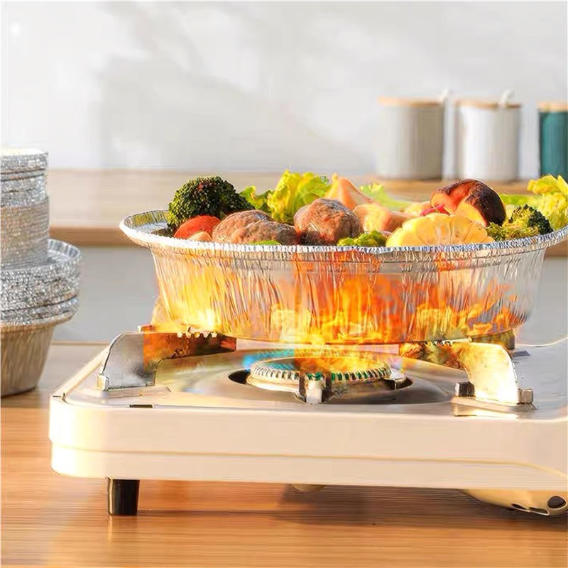 Round Aluminum Container