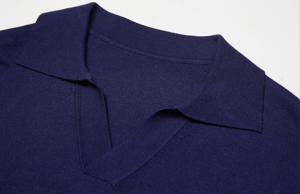 Men's Cotton Cashmere Polo Shirt